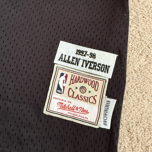 NWT Allen Iverson Swingman Jersey XL - Picture 4 of 14